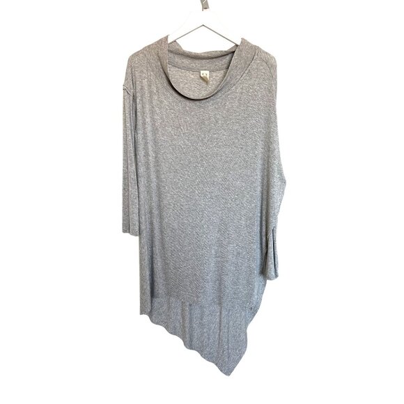 Free People Grapevine Heather Grey Asymmetrical Tunic - Picture 4 of 7